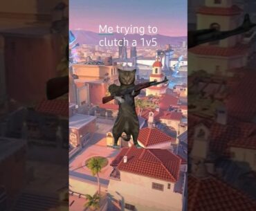 Me trying to clutch a 1v5 in Val.#valorant #fps #fpsgames #riotgames #pcgaming #gaming #gamer #memes