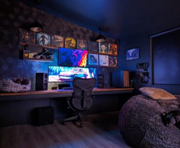 My gaming setup is finally complete. (For now)