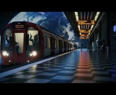 Fearless Journey through the Stars: Space Train in My 3D Project