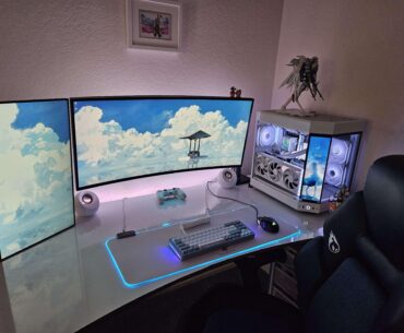 I still need to work on my walls but pretty happy with my progress! cloudy white/blue setup