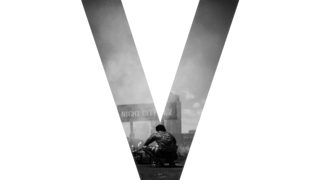 “V”