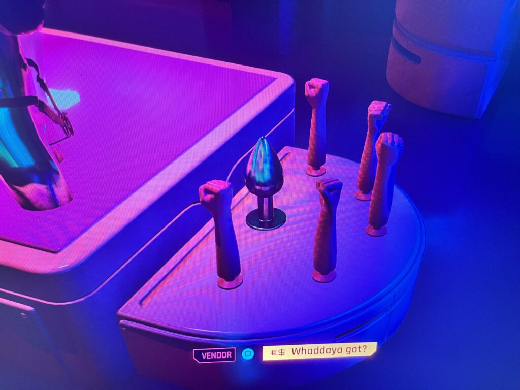 Don’t know if this was ever talked about here, but if your console account is based in the GCC the dildos in the sex store are Fists due to censorship laws. You also can’t change the size of pp