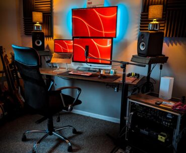 Orange and blue setup