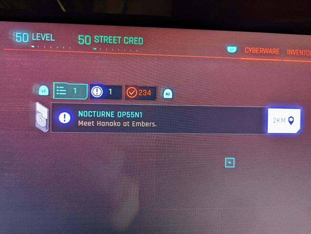Point of no return right? All sides gigs and jobs done. All NCPDs finished. No more missions on journal. Have I finished everything? This is my first playthrough