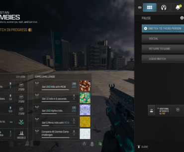 In-game Camo Tracking