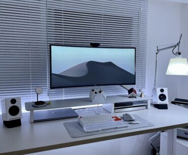Added a desk shelf