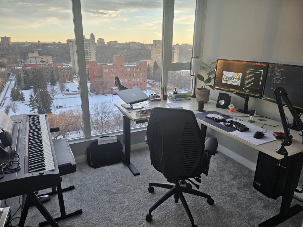 My gaming, home office, and music creation / listening room