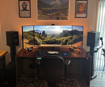 My happy place for gaming, listening to music, and DnD.