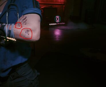 Does anyone know what those holes are on Viktors arm?