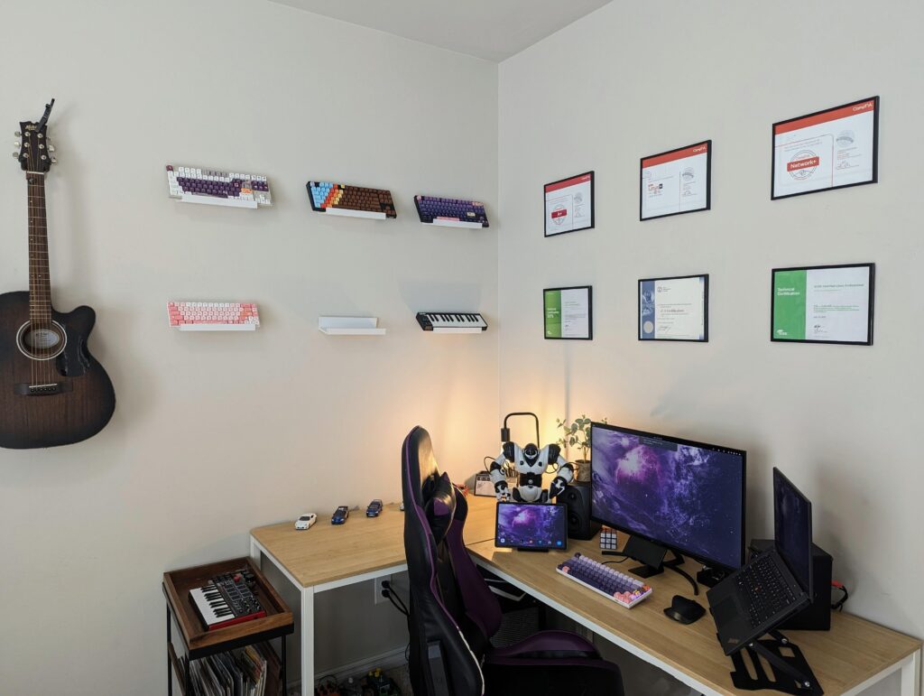 Started redoing the battlestation a little this weekend. Pretty happy with how it's turning out!
