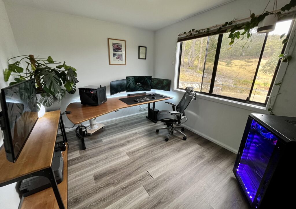 Home office and rec space.