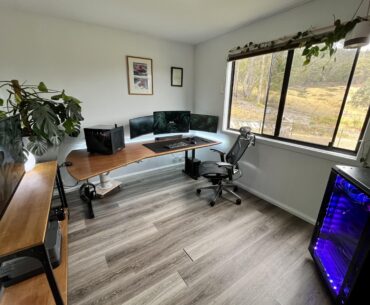 Home office and rec space.