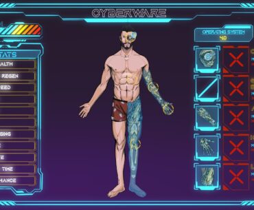 The first look at the cybernetics of our upcoming game Sodaman.