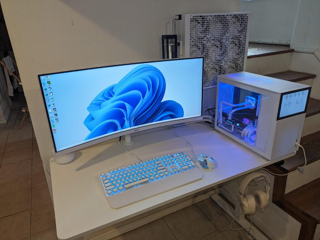 My setup in the basement with an external radiator. What else should I add?