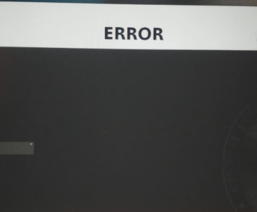 This error shows when i try to play