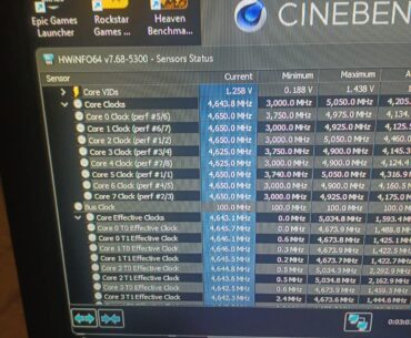 Is there any clock stretching? -20 per core and +200mhz