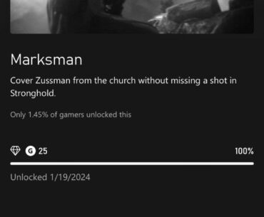 first try after buying the game