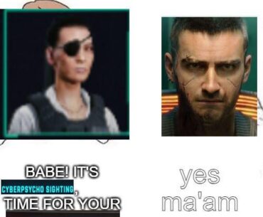 every NCPD scanner or cyberpsycho i swear