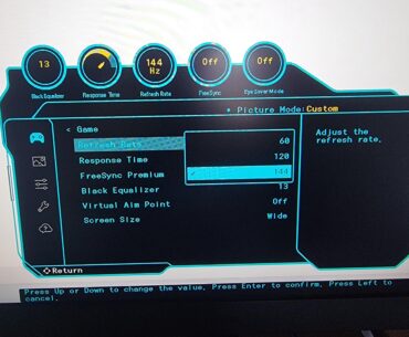 Samsung monitor won't let me use 165hz