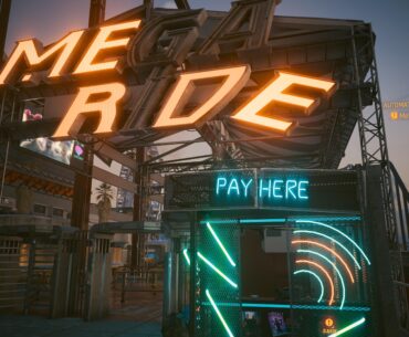 You can feed the cat at the entrance to the roller coaster in Pacifica.