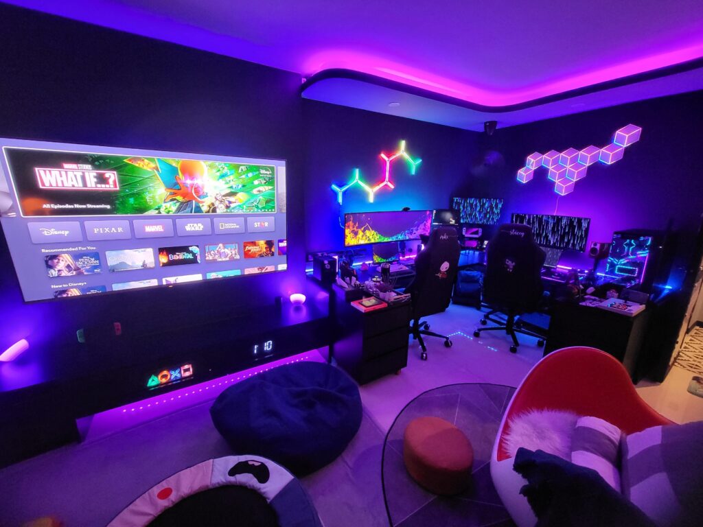 Planned for his and her, end up with work and play