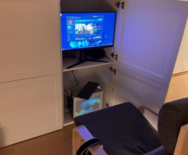 Setup for a Dad without Gaming room