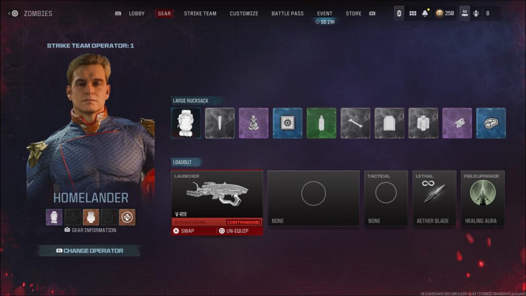 Rate my pre-game setup.