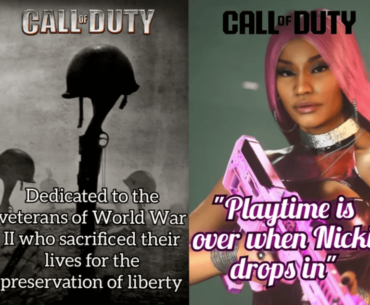 The change of the tone in COD is a disgrace