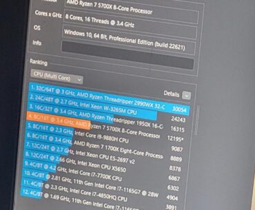 R7 5700x stock vs Pbo results !