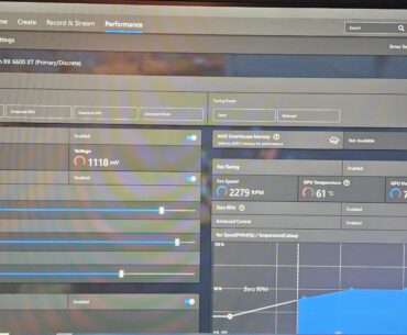 6600xt sapphire nitro overclock/undervolt results