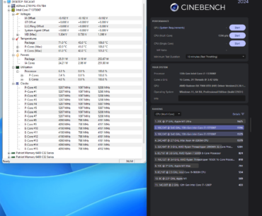 Undervolting and overclocking the i7 13700k