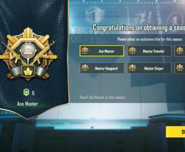 Just in time. My first Ace Master 😊 Next stop (in a couple of seasons :p)...Ace Dominator