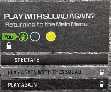Want to play again with your random teammate? You can’t.