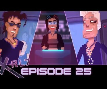 X-RL7 Episode 25 - The Favour - is out now on Youtube - A Cyberpunk Animated Pixel Art Webseries