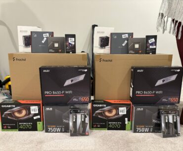 Wife and I are building our first PCs