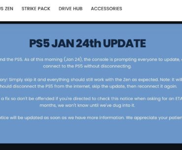 Cronus Software Disabled By PlayStation 5 System Software Update.
