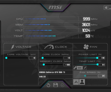 980 Ti (reference card) clock "stuck" at 999 Mhz?