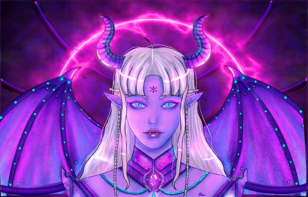 Vi the dragon, by me,2024