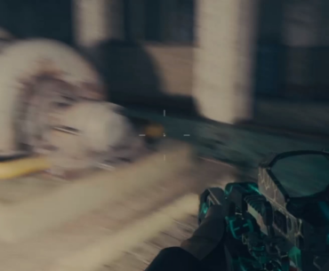 Just shooting zombies
