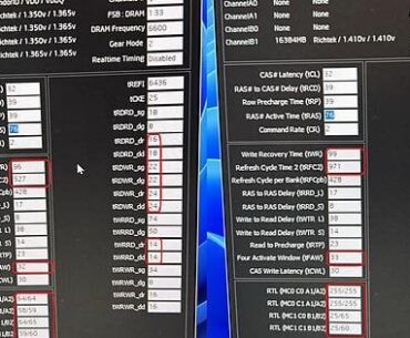 Manual speed/timing OC settings work but not XMP ?