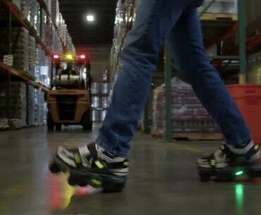 Moonwalkers X: Robotic Shoes for Warehouse Workers