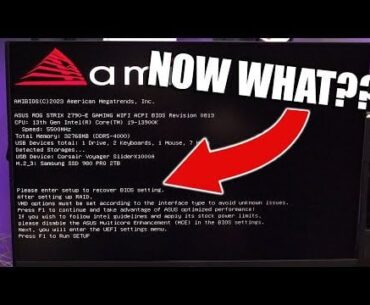 Pc wont boot