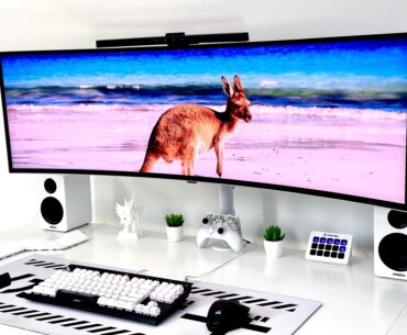 Made more real estate with the desk mount for the G9