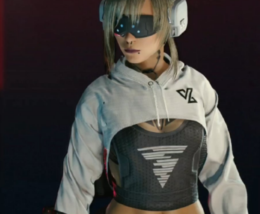 Parkour Netrunner with Hoodie