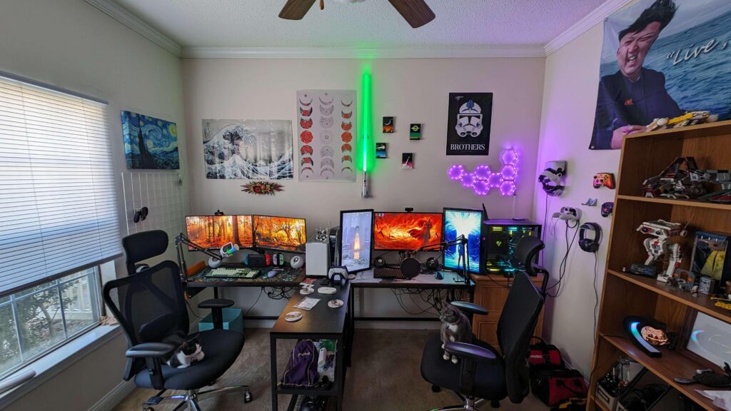 My Fiance and I Finally finished our 2024 setup
