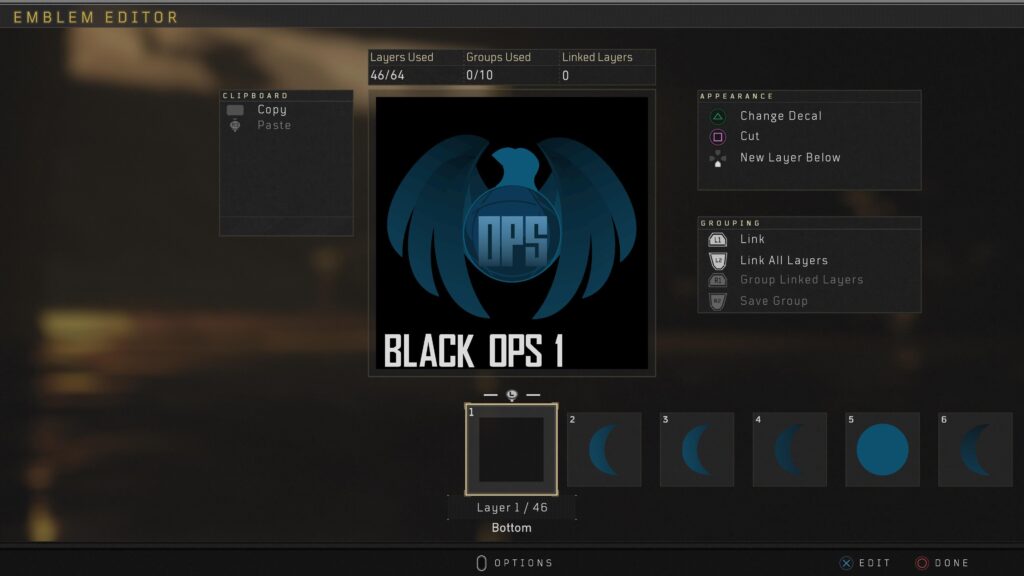 Black Ops 1 emblem