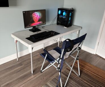 Divorce battle station while at my parents house.