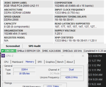 Are these okay timing on Nanya A-die 2666 memory? (13 - 15 - 15 - 35) tRFC 467 - 1T 1.2v