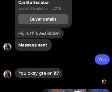 I’m selling monitors…