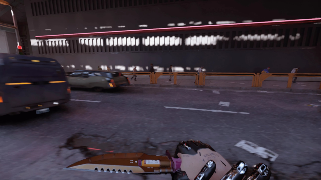 I got a ride on some NPCs bikes, they drive like crazy lol